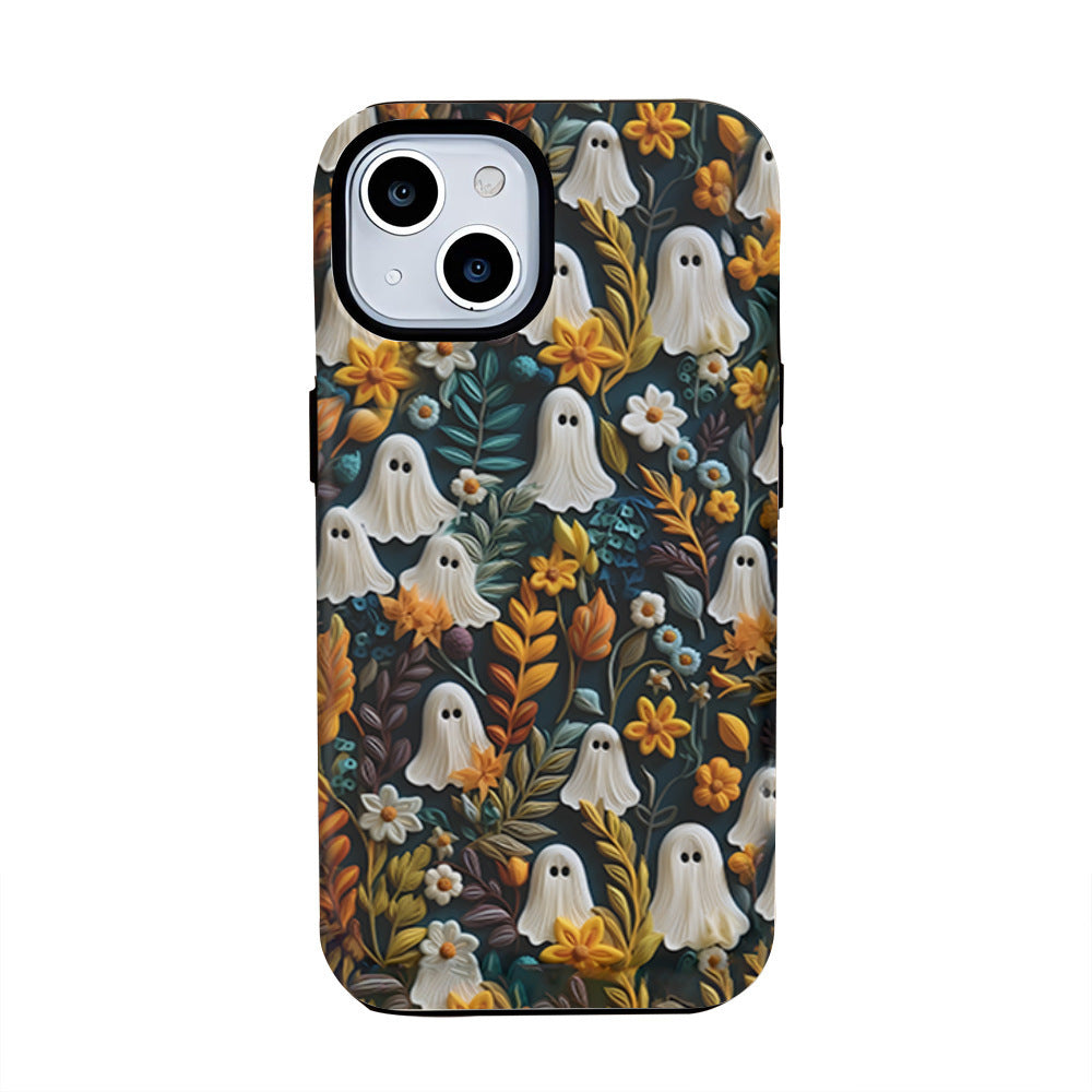 Funda para iPhone con diseño de jardín embrujado