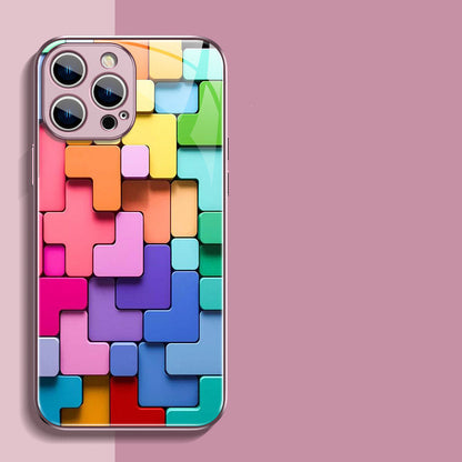 🧩 Color Block iPhone Case