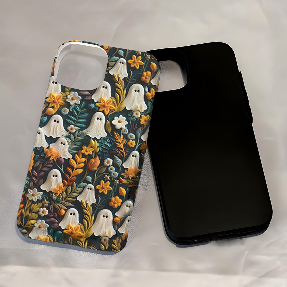 Funda para iPhone con diseño de jardín embrujado