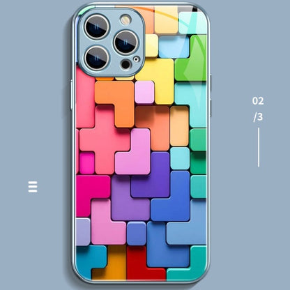 🧩 Color Block iPhone Case